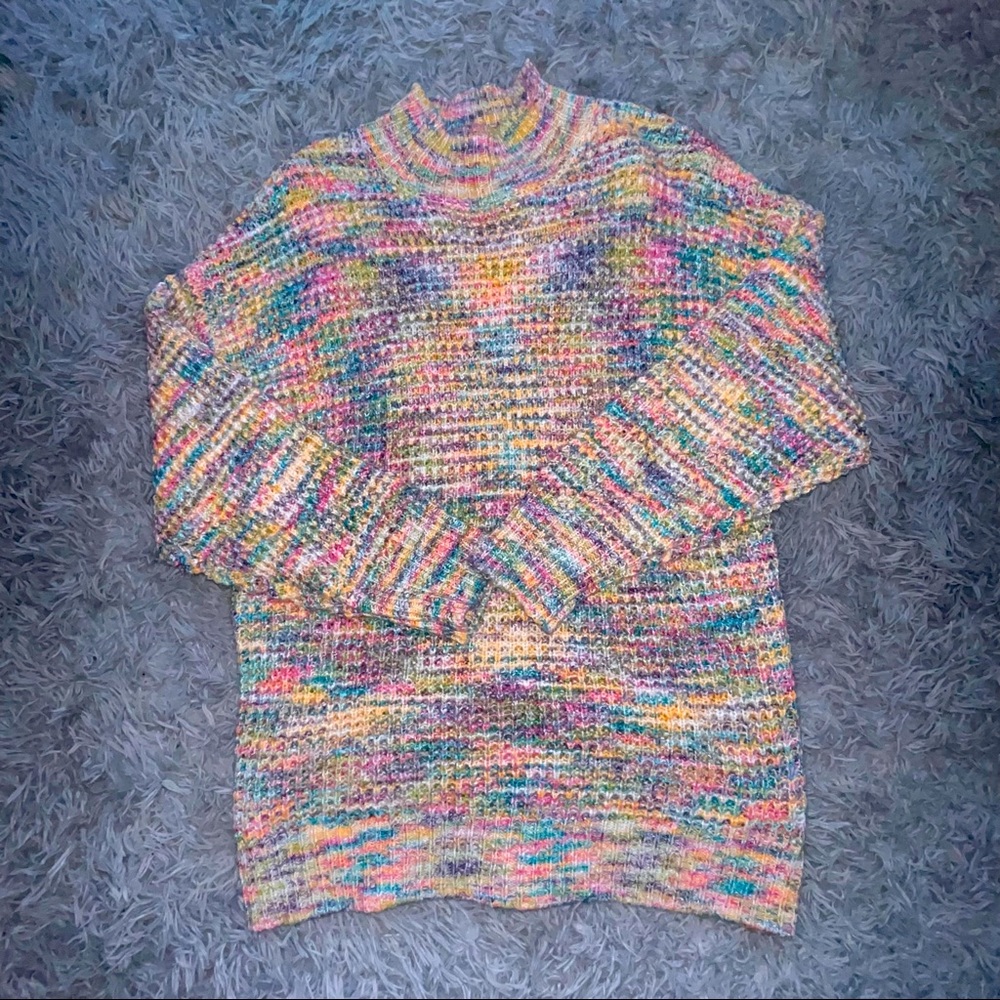 Warm sweater multi color